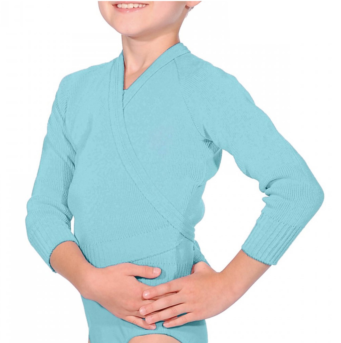 ROCH VALLEY ACRYLIC CROSSOVER DANCE CARDIGAN OL1