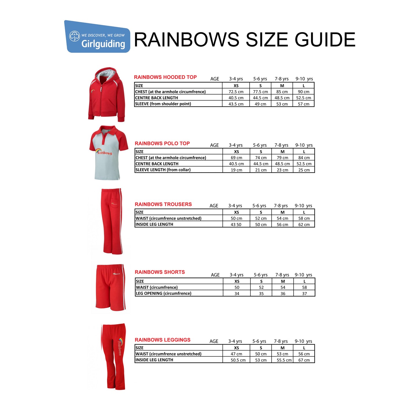 RAINBOWS CYCLE SHORTS