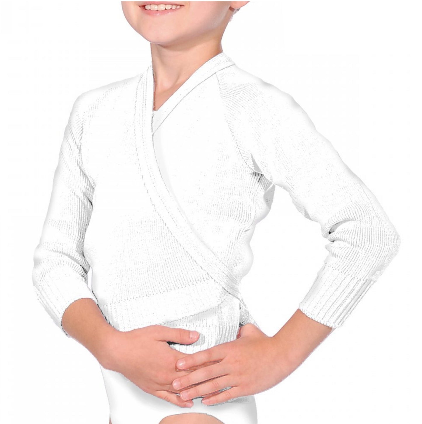 ROCH VALLEY ACRYLIC CROSSOVER DANCE CARDIGAN OL1
