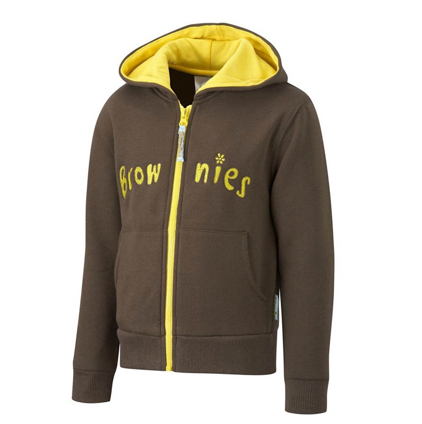 BROWNIES ZIP HOODED TOP