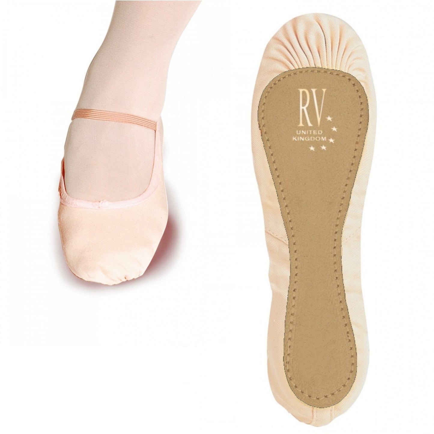 ROCH VALLEY STANDARD CANVAS BALLET SHOE PINK
