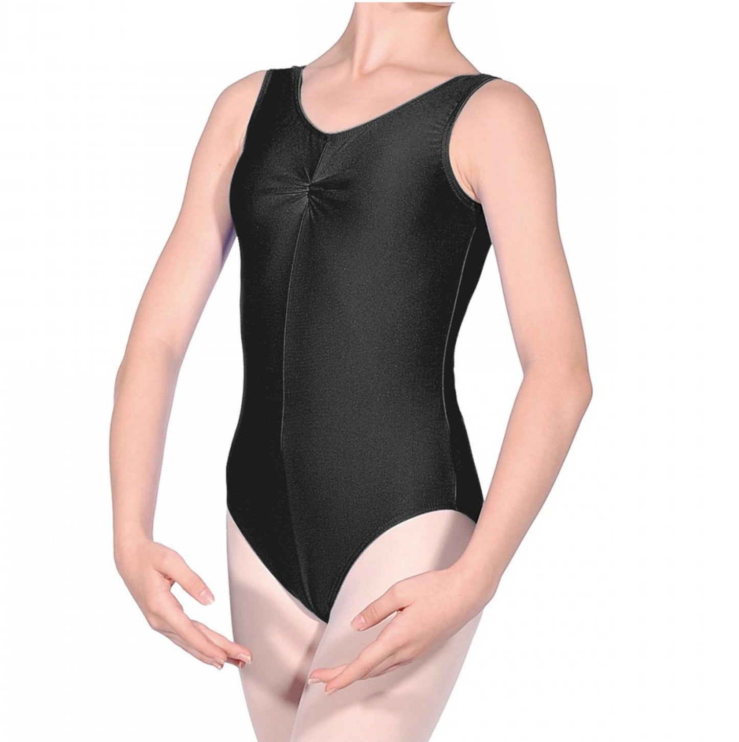 Roch Valley Sheree Children's Ruched Nylon/Lycra Sleeveless Leotard