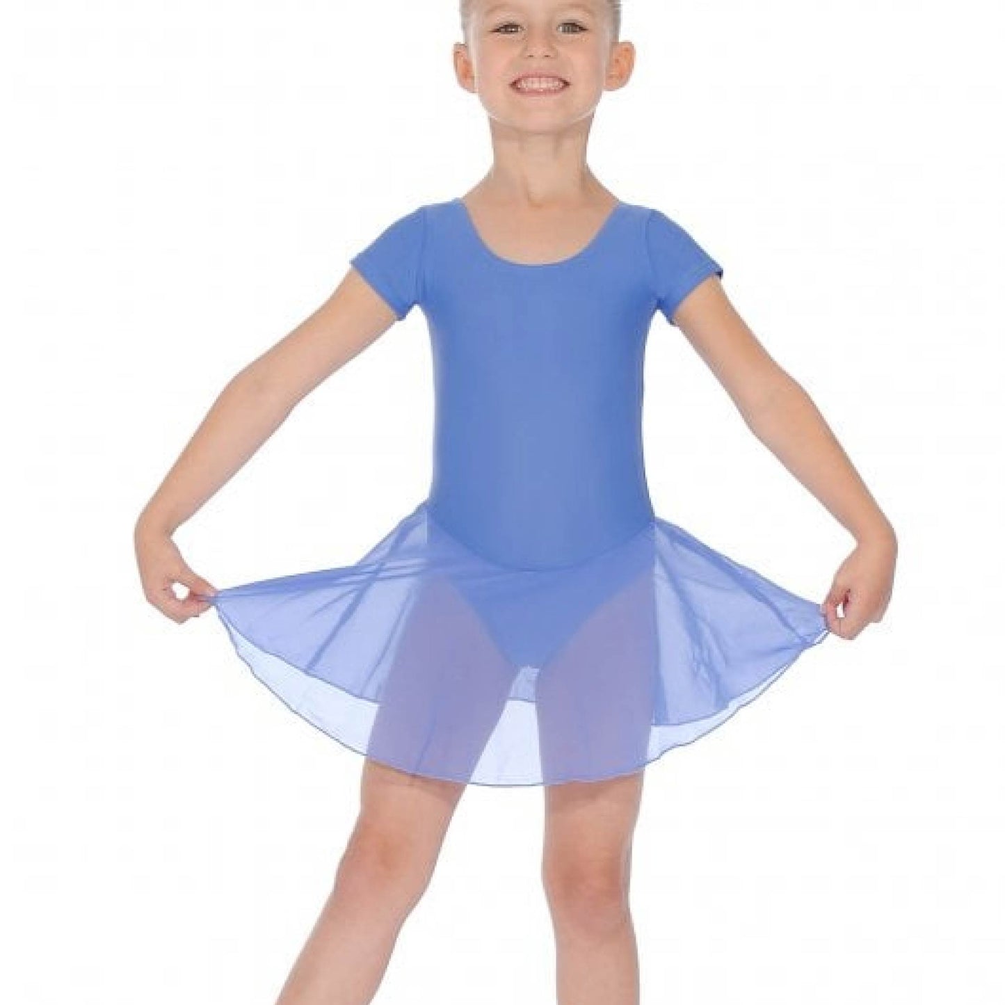 Roch Valley RV2383 Short Sleeve With Skirt Leotard