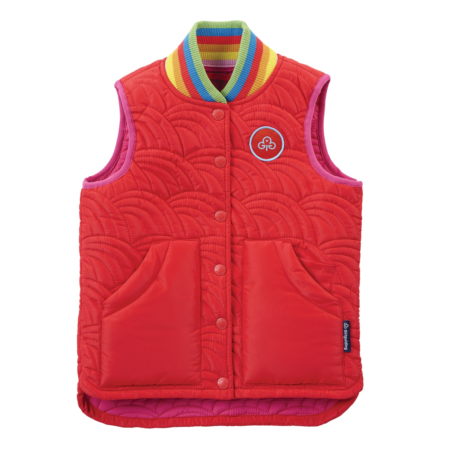 New Style Girlguiding Uniform Rainbows Gilet