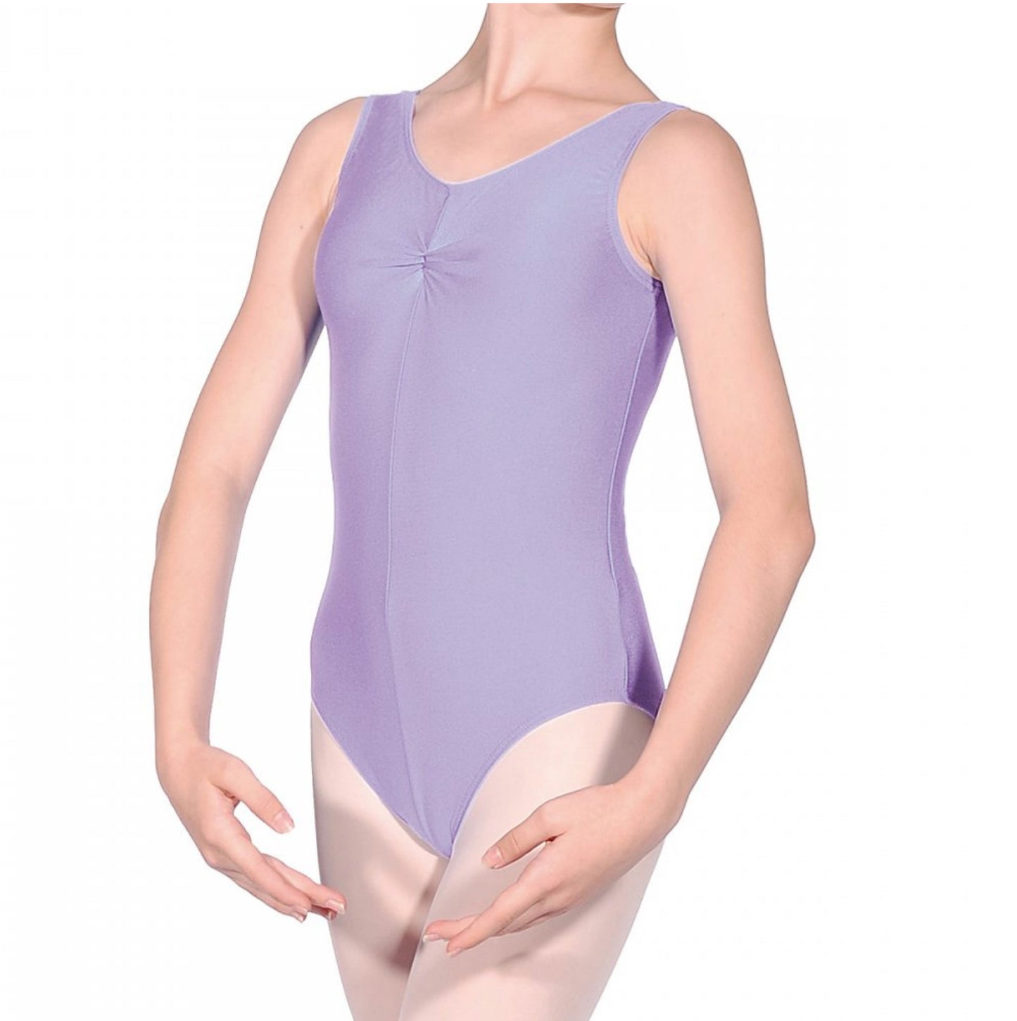 Roch Valley Sheree Children's Ruched Nylon/Lycra Sleeveless Leotard