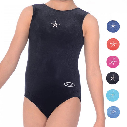 The Zone Sparkle Sleeveless Gymnastics Leotard Z103SPA