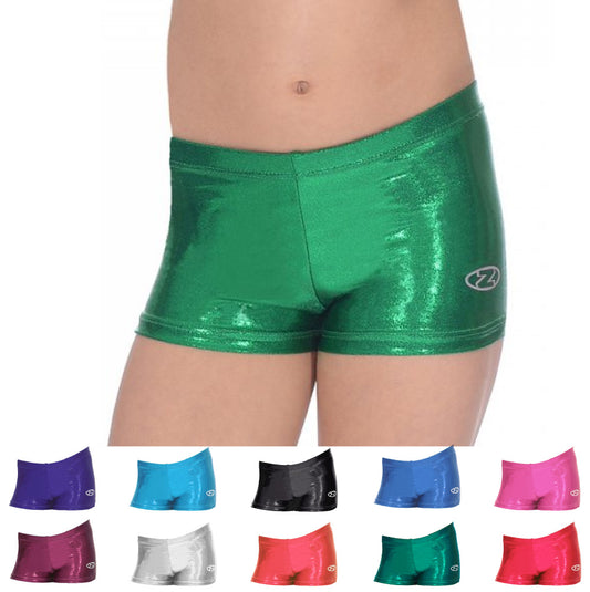 The Zone Chic Shiny Hipster Gymnastics Shorts Z2000CHIC