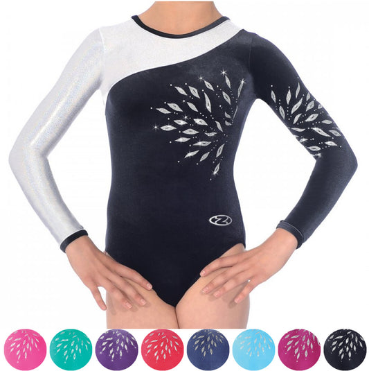The Zone Eclipse Long Sleeved Gymnastics Leotard Z309ECL