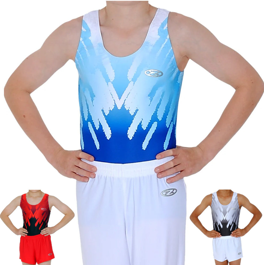 The Zone Blizzard Boys/Mens Sublimated Print Leotard Z761BLI