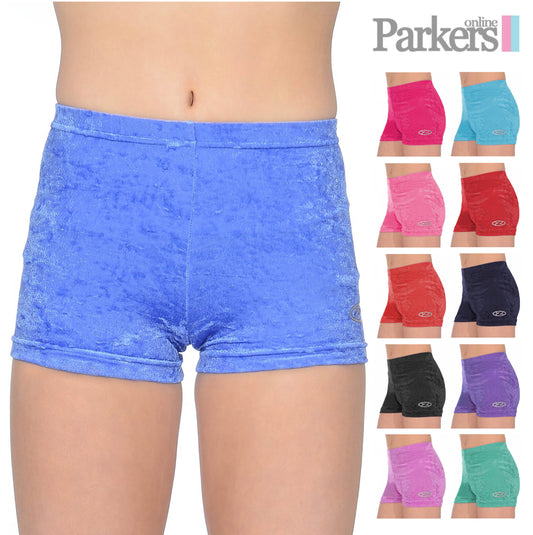 The Zone Crushed Velour Gymnastics Shorts