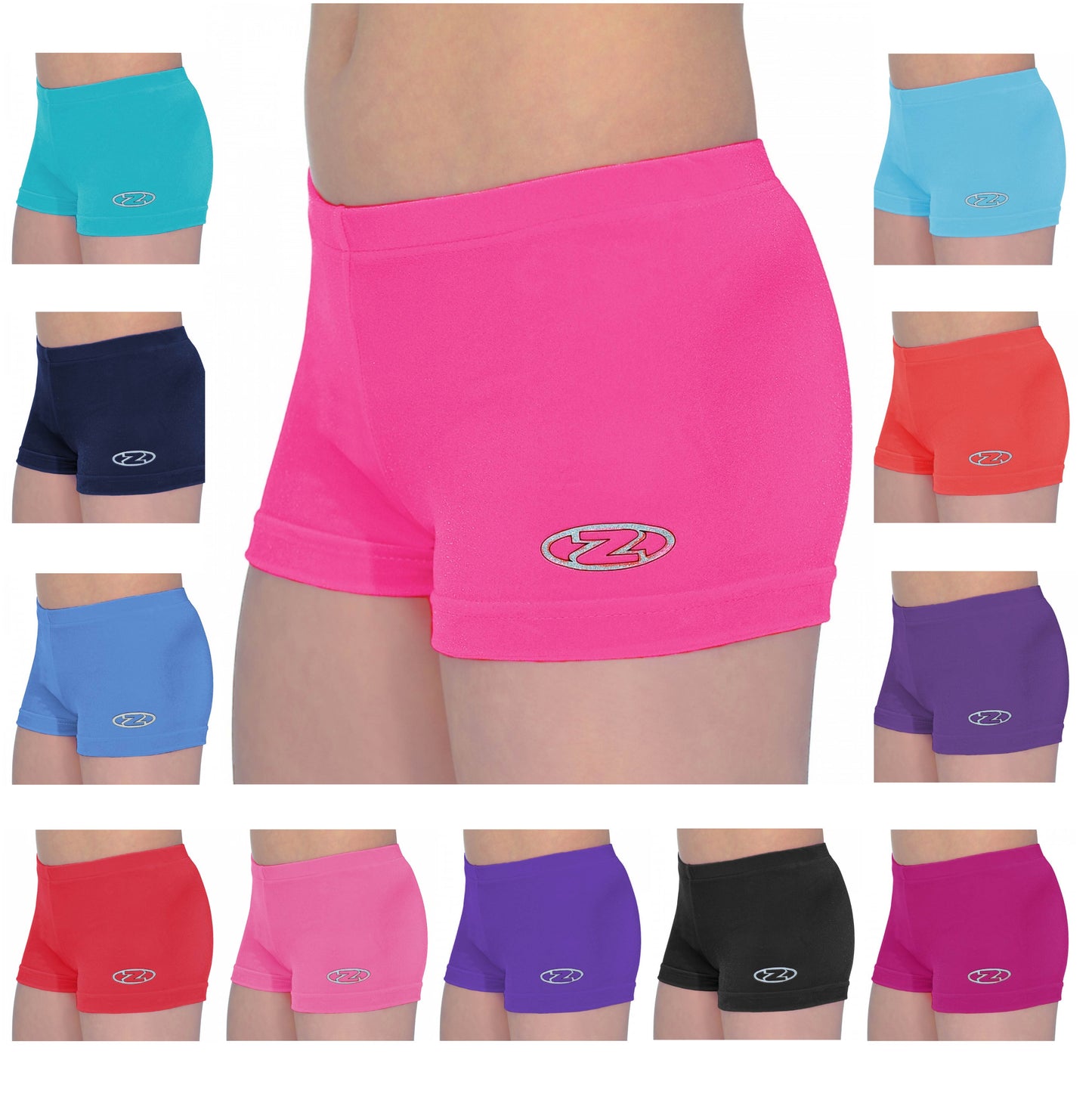 The Zone Smooth Velour Hipster Gymnastics Shorts Z2000