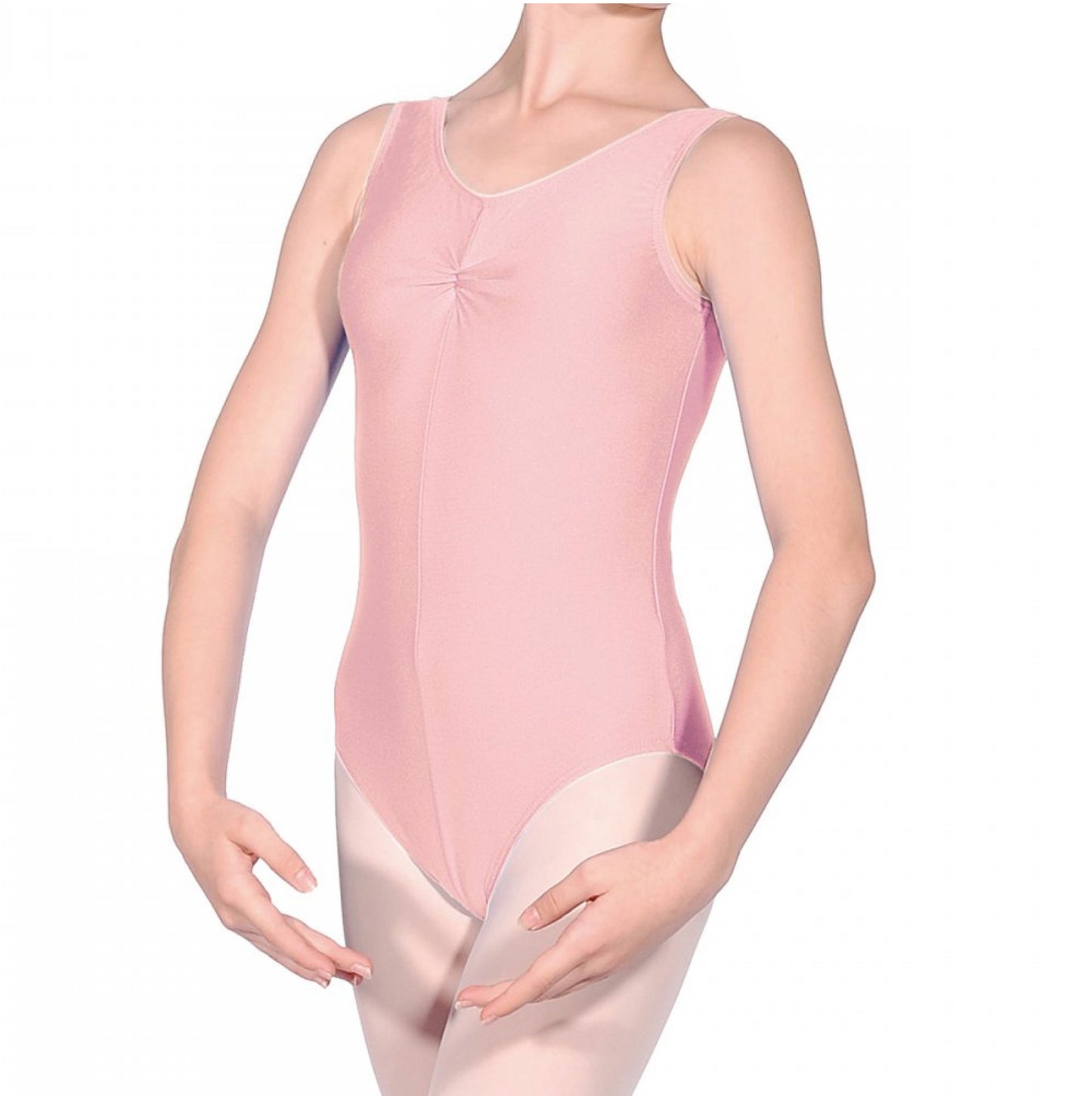 Roch Valley Sheree Children's Ruched Nylon/Lycra Sleeveless Leotard
