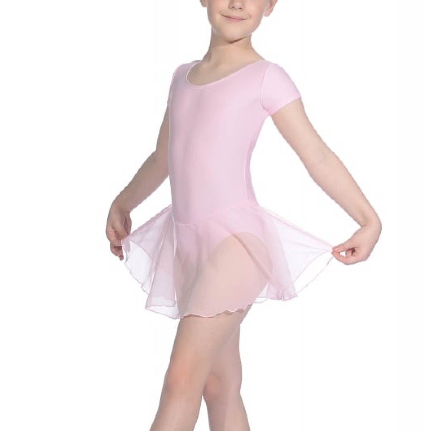 Roch Valley RV2383 Short Sleeve With Skirt Leotard