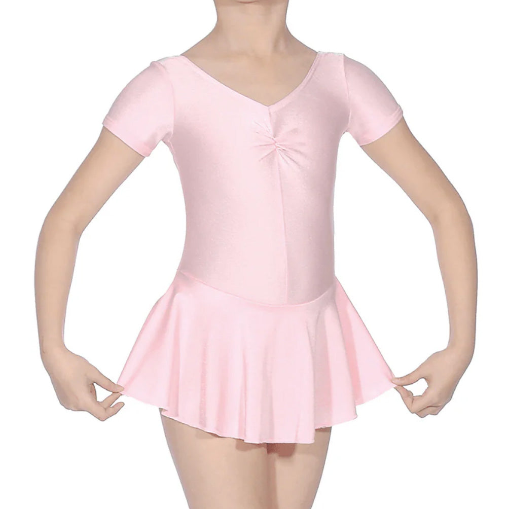 Roch Valley ISTDSS Short Sleeve Lycra Leotard With Skirt (RVLUCY)