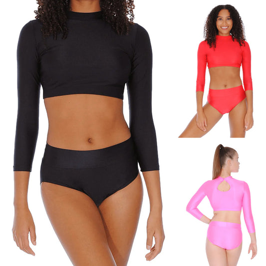 Roch Valley TNECK Long Sleeved Crop Top