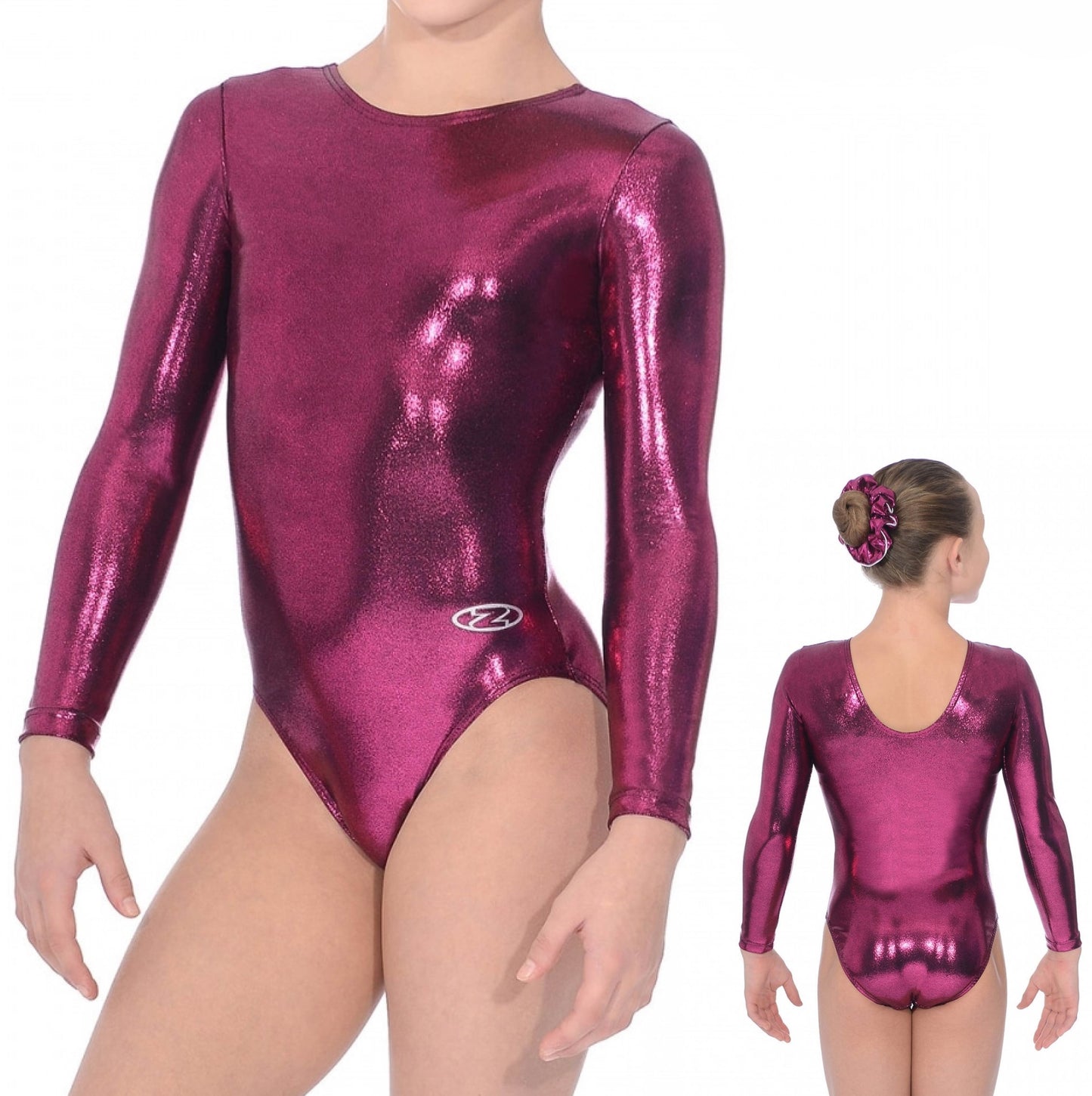 The Zone Glam Long Sleeve Gymnastics Leotard Z102GLAM