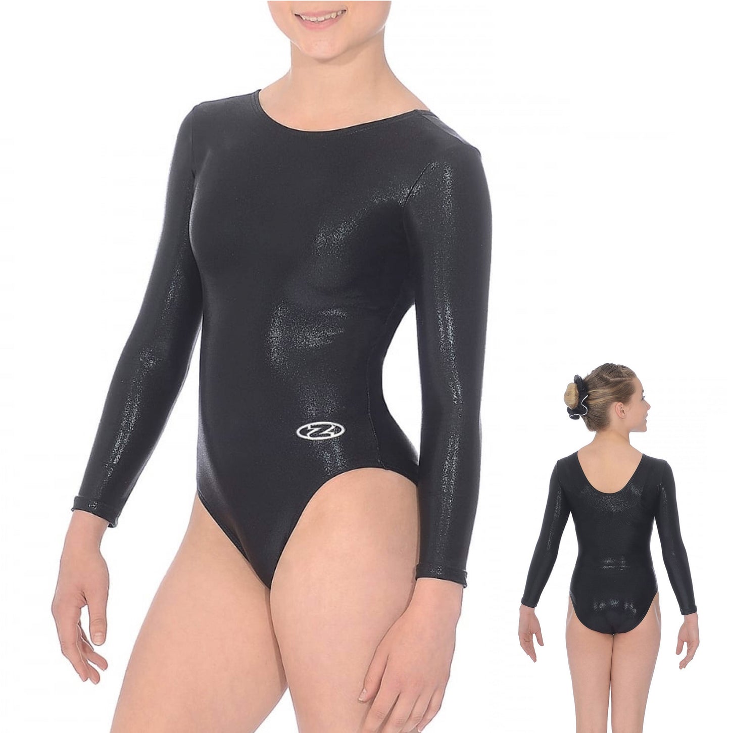 The Zone Glam Long Sleeve Gymnastics Leotard Z102GLAM