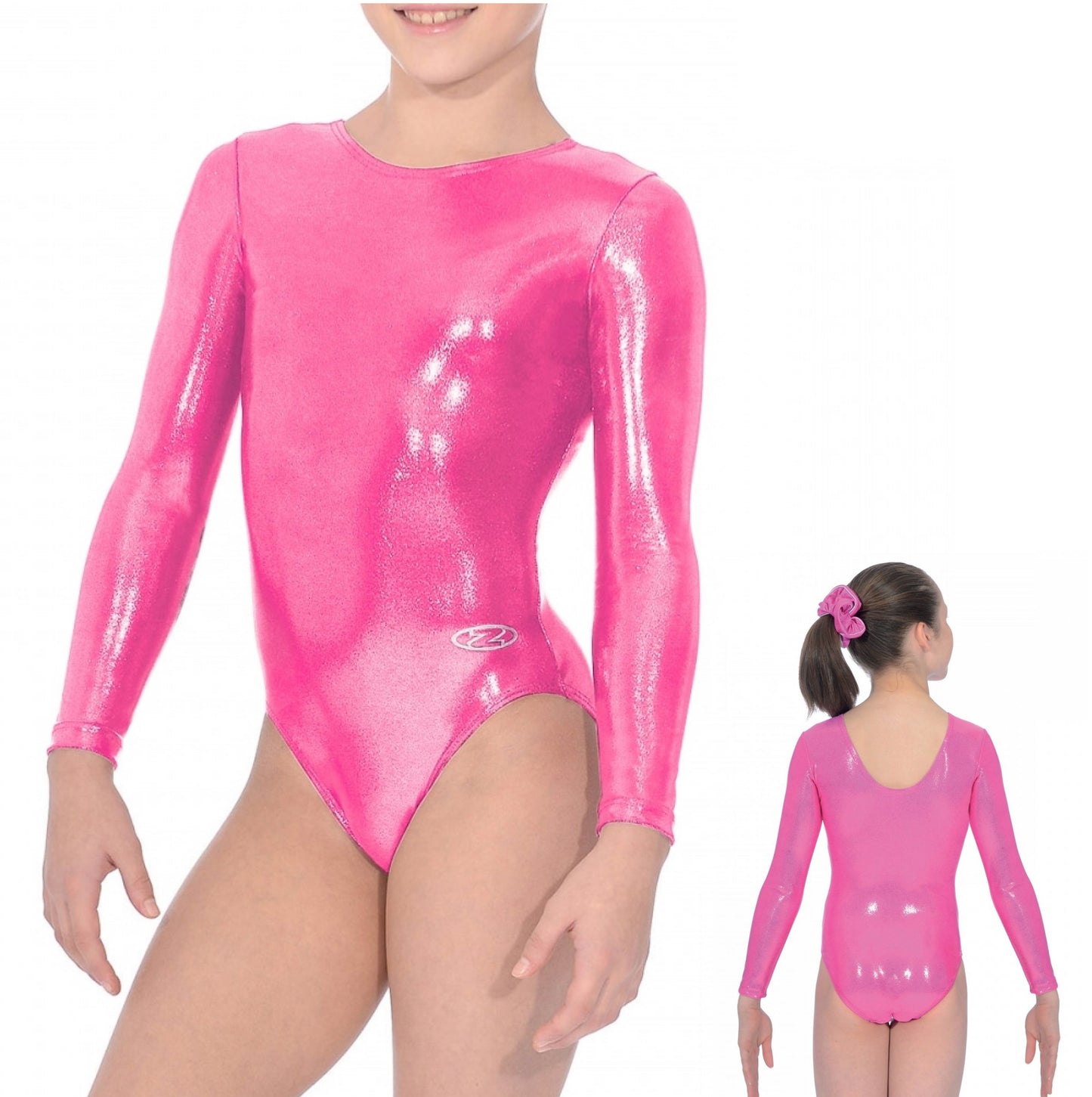 The Zone Glam Long Sleeve Gymnastics Leotard Z102GLAM