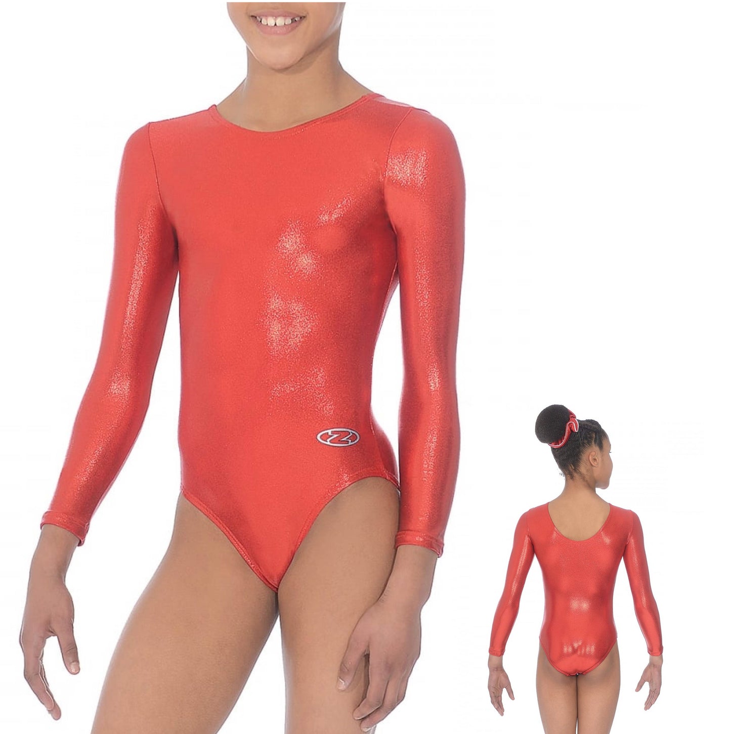 The Zone Glam Long Sleeve Gymnastics Leotard Z102GLAM