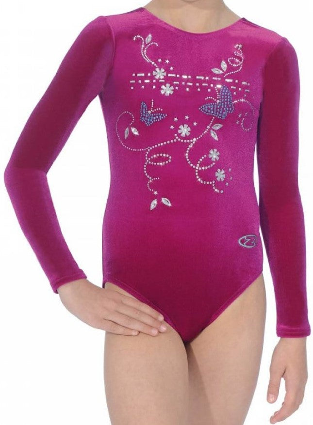 The Zone Panache Long Sleeve Gymnastics Leotard Z102PAN