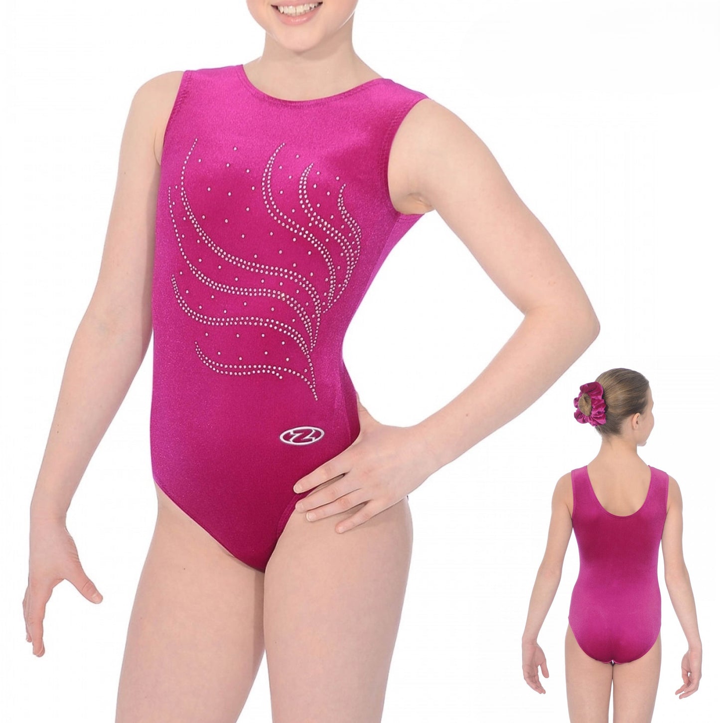 The Zone Tiara Sleeveless Gymnastics Leotard Z103TIA