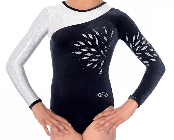 The Zone Eclipse Long Sleeved Gymnastics Leotard Z309ECL