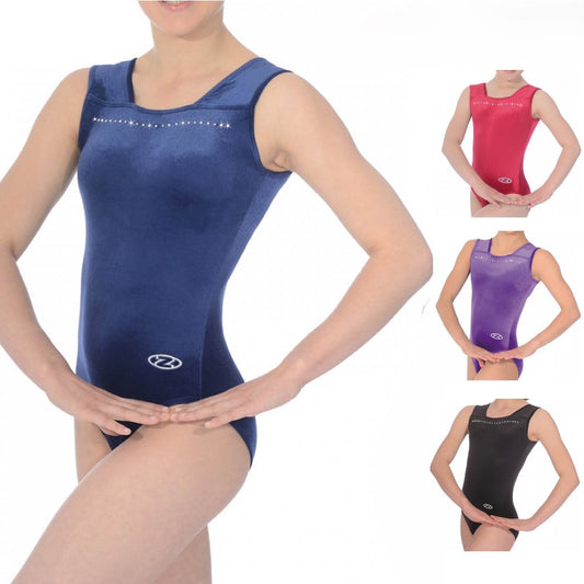 The Zone Sparkle Sleeveless Gymnastics Leotard Z686SPA